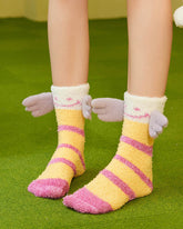 Women Women Crew Socks Caterpillar Series Funny Fuzzy Thick Warm Soft Socks